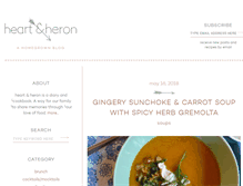 Tablet Screenshot of heartandheron.com